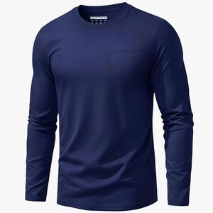 💙 Men's Navy Long Sleeve Shirt
